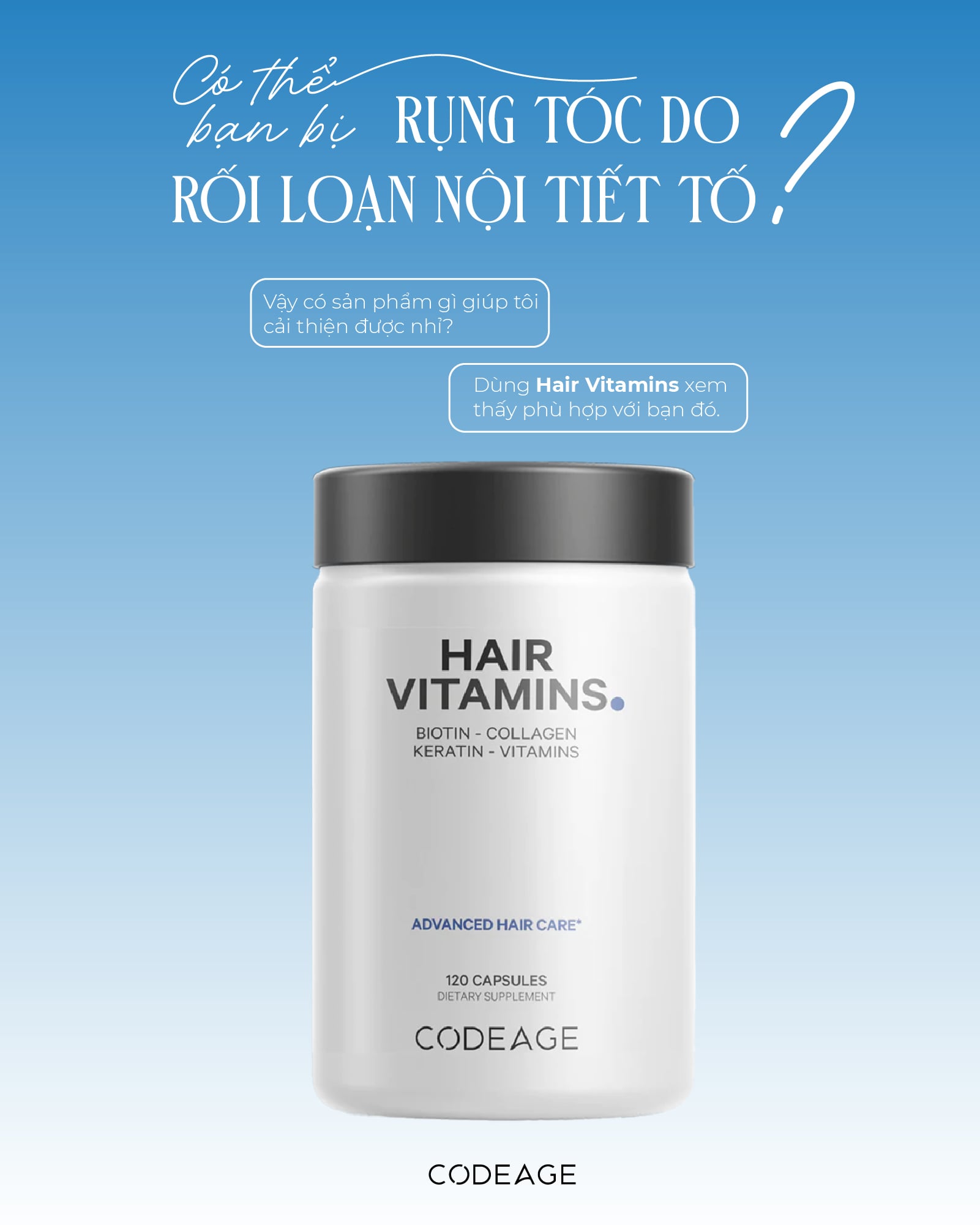 CODEAGE HAIR VITAMINS - VIÊN UỐNG CHO TÓC