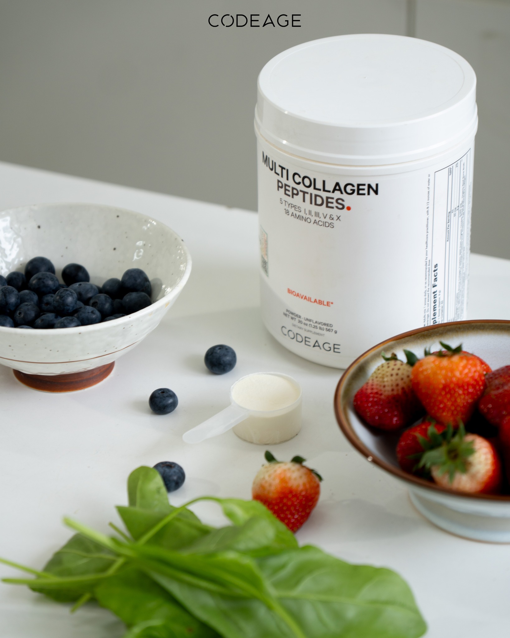 CODEAGE WILD CAUGHT MARINE COLLAGEN PEPTIDES POWDER