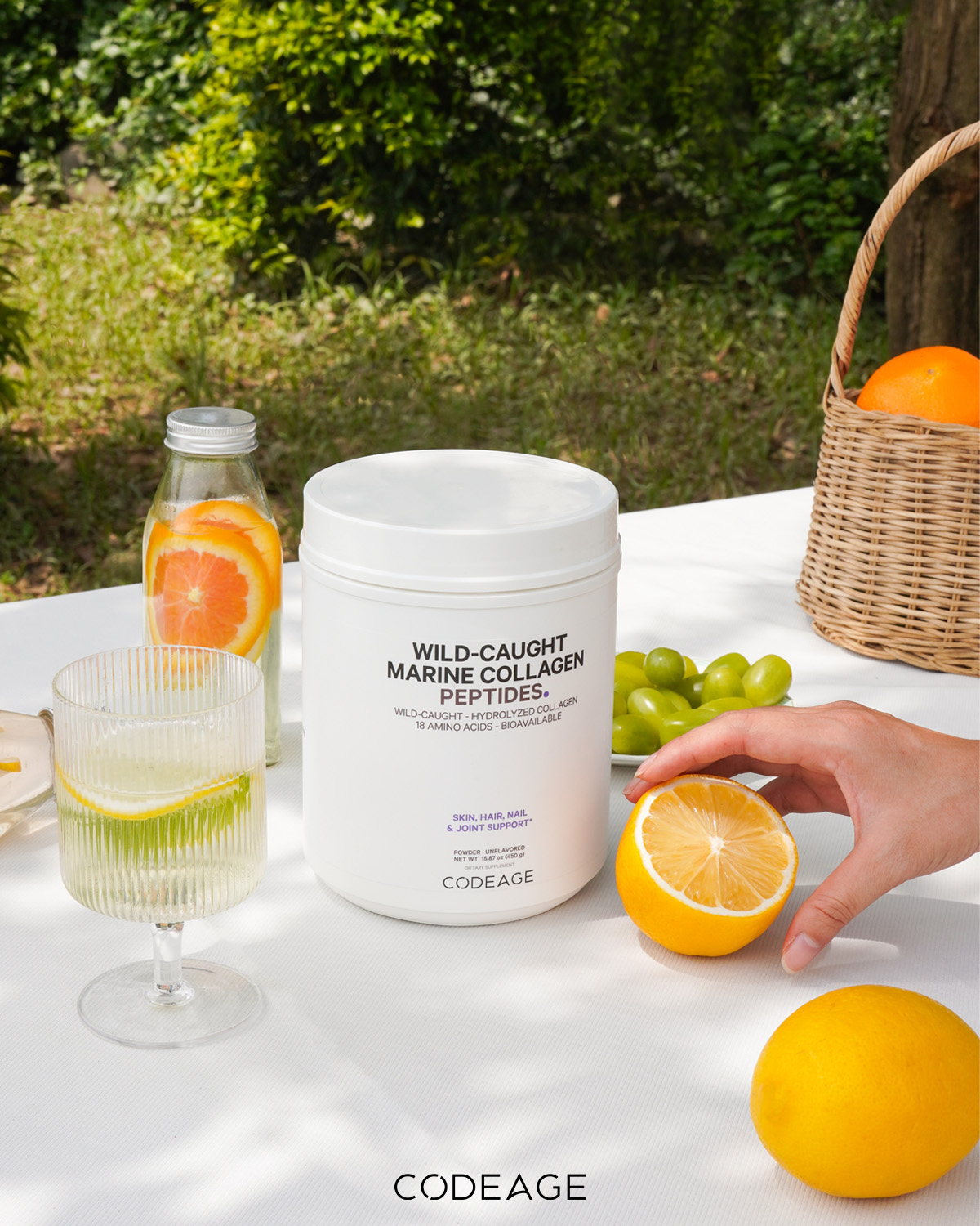 CODEAGE WILD CAUGHT MARINE COLLAGEN PEPTIDES POWDER