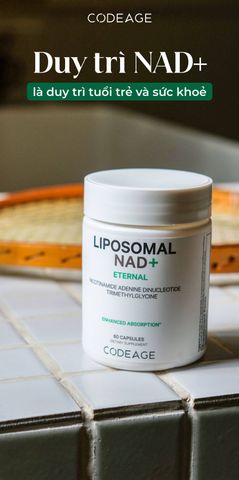 Codeage Liposomal NAD+ Viên Uống Trẻ Hóa, Tăng Cường Sức Khỏe Và Kéo Dài Tuổi Thọ 60 viên