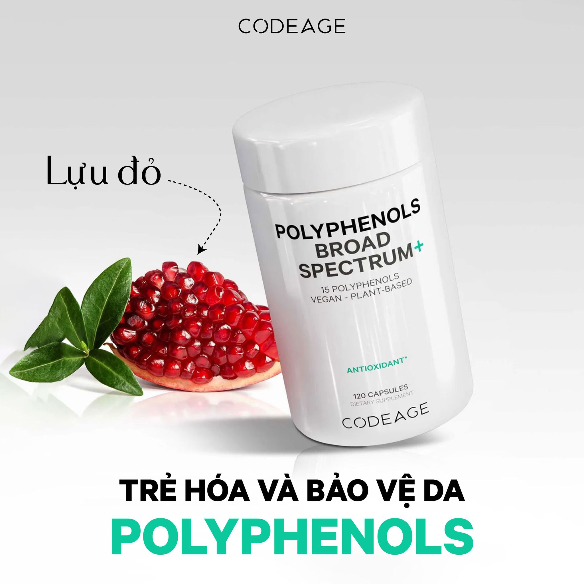 CODEAGE Polyphenols Broad Spectrum - VIÊN CHỐNG NẮNG