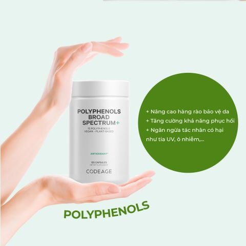 CODEAGE Polyphenols Broad Spectrum - VIÊN CHỐNG NẮNG
