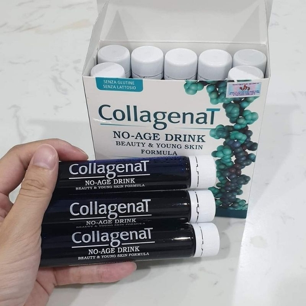 Collagen Pharmalife - Thực phẩm bảo vệ sức khỏe Collagenat No Age Drink 10 ống x 25ml