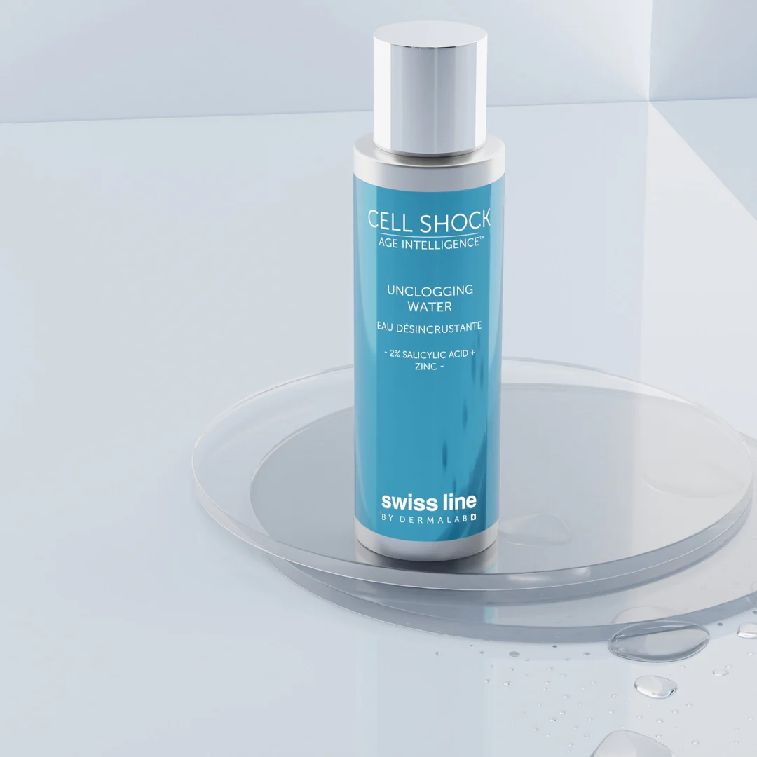 Swissline Cell Shock Age Intelligence Unclogging Water Tinh chất vỗ thải độc, thanh lọc tế bào - phục hồi tổn thương da