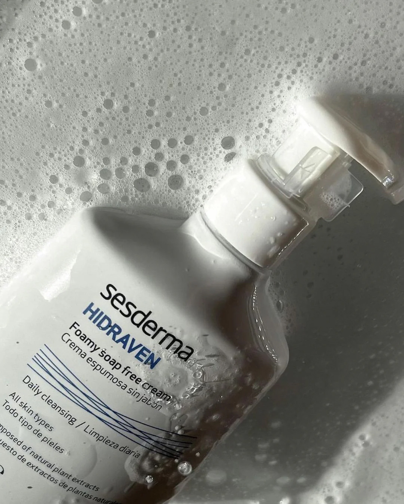 Sesderma Hidraven Foamy Soap Free Cream 300ml – Sữa Rửa Mặt Dịu Nhẹ, Dưỡng Ẩm, Không Xà Phòng