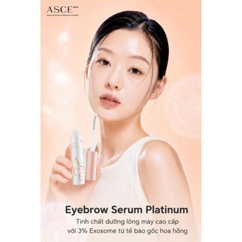 ASCE Plus Eyelash & Eyebrow Serum Platinum - Tinh Chất Dưỡng Mi & Mày Với Exosome 8.5g