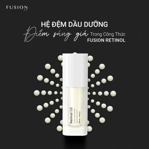 Fusion Retinol 1.0 - Kem trẻ hoá, hỗ trợ cải thiện mụn và sắc tố da 30ml