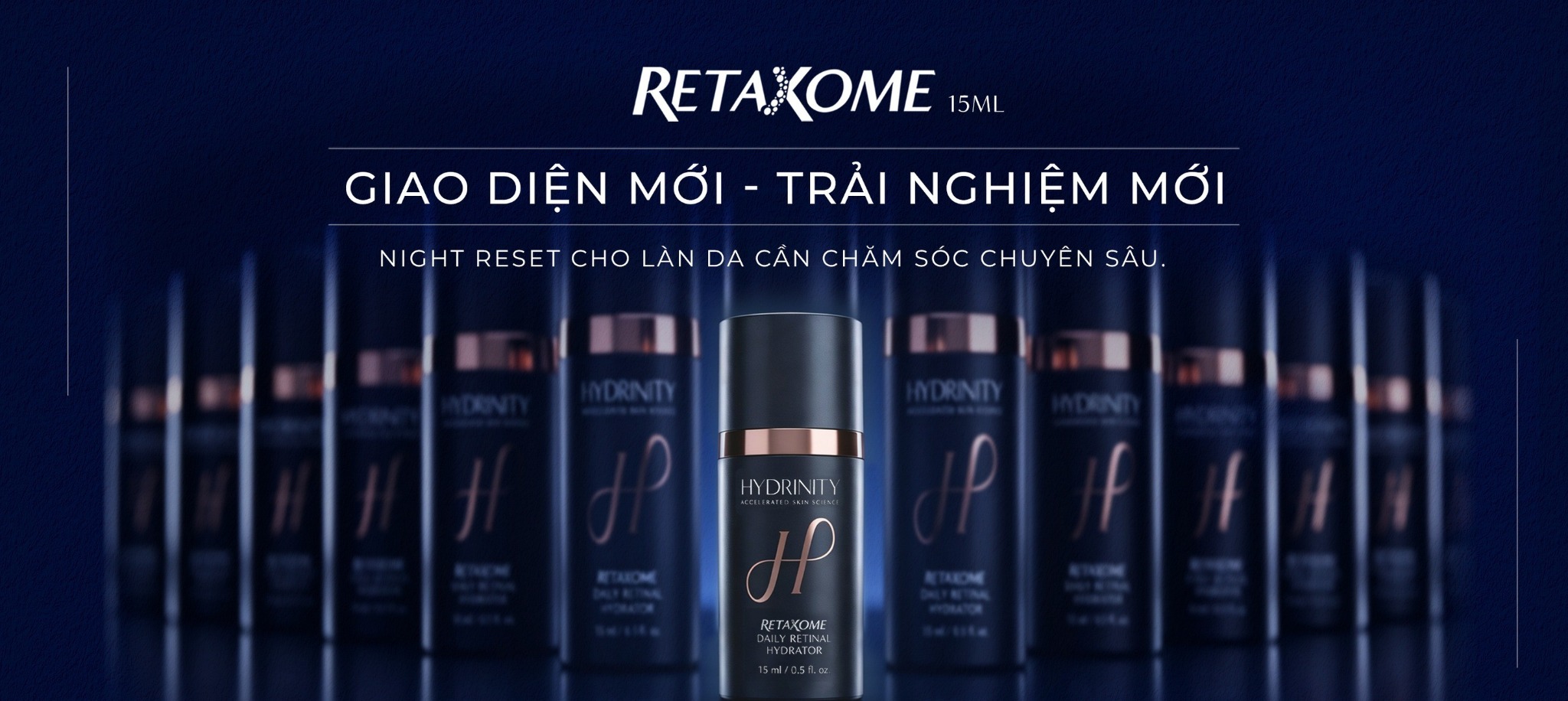 Hydrinity RetaXome Daily Retinal Hydrator - Tinh Chất Trẻ Hoá, Căng Bóng Da
