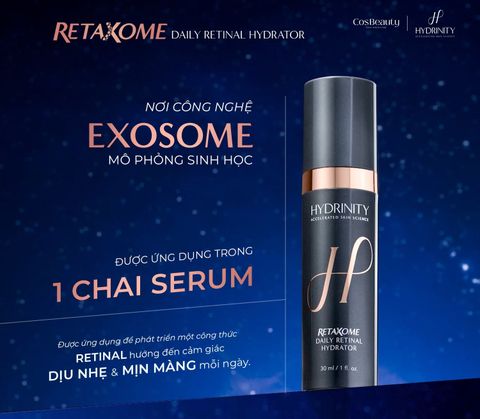 Hydrinity RetaXome Daily Retinal Hydrator - Tinh Chất Trẻ Hoá, Căng Bóng Da
