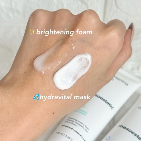 Mesoestetic Brightening Foam Sữa Rửa Mặt Làm Sạch Và Hỗ Trợ Làm Sáng Da 100ml