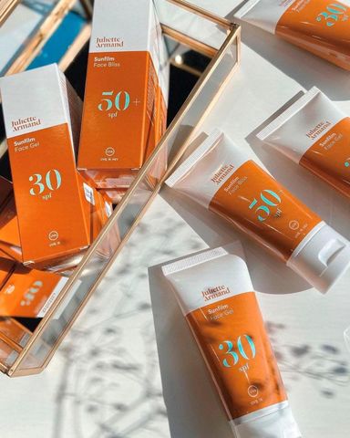 Juliette Armand Sunfilm Face Bliss 50+ Kem Tạo Màng Chống Nắng SPF 50 55ml