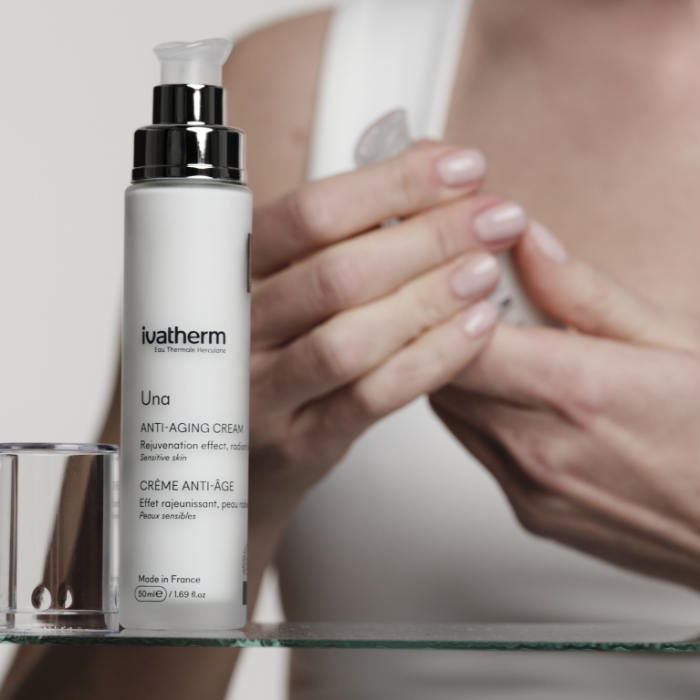 Ivatherm Una Anti Aging Cream - Kem dưỡng trẻ hóa giảm nhăn, phục hồi, chống lão hóa đa tầng 50ml