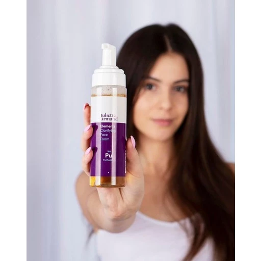 Juliette Armand Elements Clarifying Face Foam Bọt Rửa Mặt Làm Sạch Sâu, Hỗ Trợ Giảm Dầu Cho Da Mụn 230ml