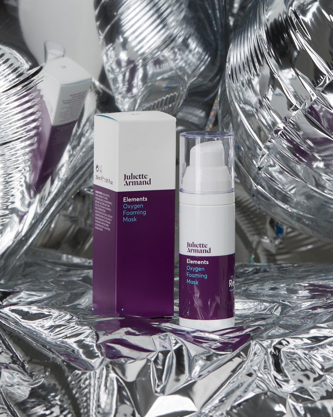 Juliette Armand Elements Oxygen Foaming Mask Mặt Nạ Oxy Tươi Trẻ Hóa Da, Làm Sáng Và Phục Hồi Da Xỉn Màu 30ml