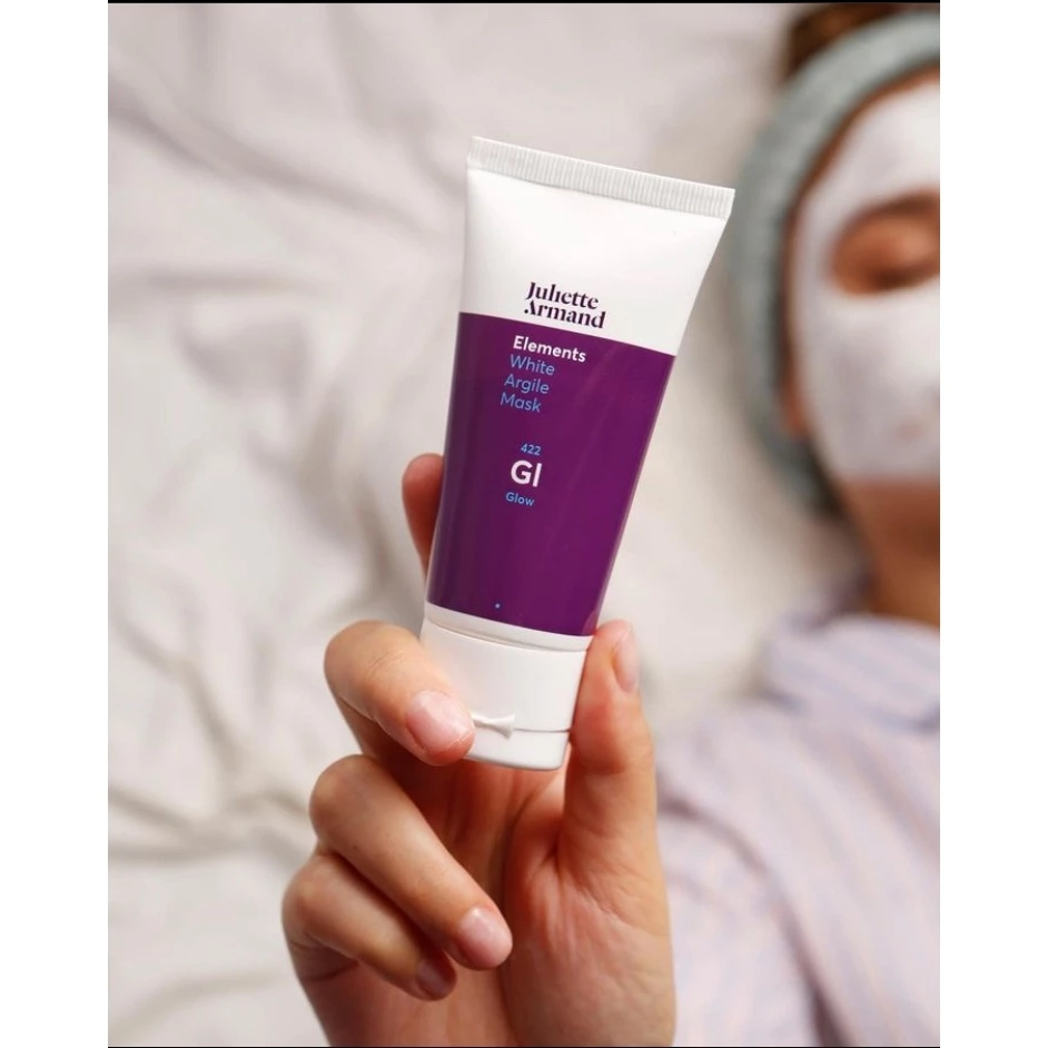 Juliette Armand Elements White Argile Mask Mặt Nạ Đất Sét Trắng Thanh Lọc Và Làm Sáng Da Xỉn Màu 50ml