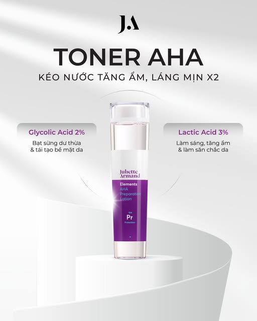 Juliette Armand AHA Preparation Lotion - Toner Tẩy Da Chết Nhẹ Nhàng, Làm Sáng, Se Khít Lỗ Chân Lông 210ml