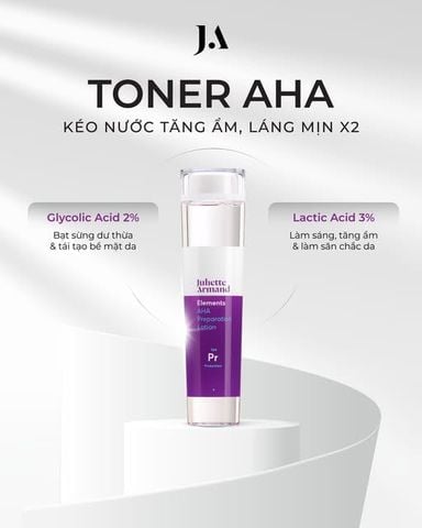 Juliette Armand AHA Preparation Lotion - Toner Tẩy Da Chết Nhẹ Nhàng, Làm Sáng, Se Khít Lỗ Chân Lông 210ml