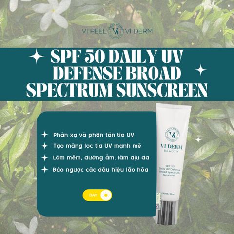 [Date 11/2026] VI DERM SPF 50 Broad Spectrum Sunscreen - Kem Chống Nắng Phổ Rộng Bảo Vệ Da Toàn Diện 59ml