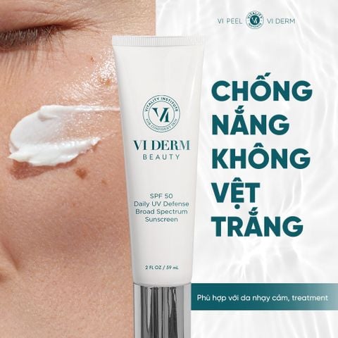 [Date 11/2026] VI DERM SPF 50 Broad Spectrum Sunscreen - Kem Chống Nắng Phổ Rộng Bảo Vệ Da Toàn Diện 59ml