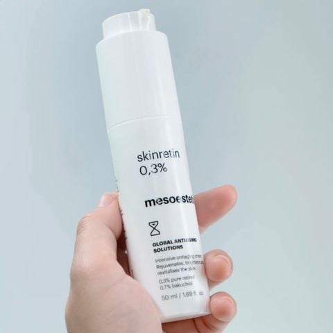 Mesoestetic Skinretin 0.3% Kem Dưỡng Hỗ Trợ Tái Tạo, Chống Lão Hoá, Cải thiện Nếp Nhăn 50ml