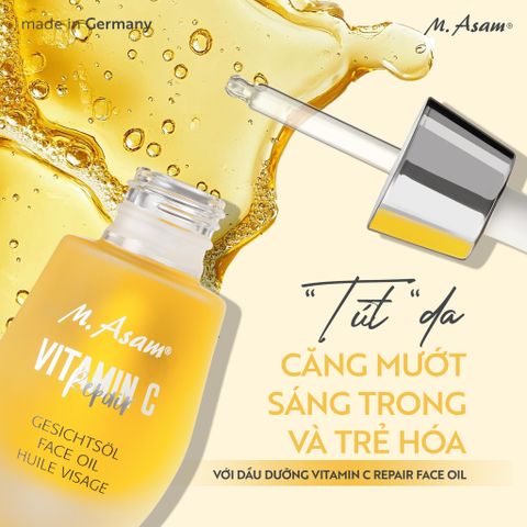 M. Asam Vitamin C Repair Face Oil Lam Dầu Dưỡng  Sáng Da, Phục Hồi, Chống Lão Hóa 30ml