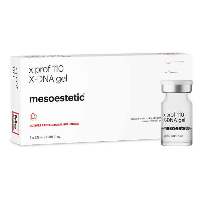 Mesoestetic X.Prof 110 X-DNA - Tinh Chất Hỗ Trợ Phục Hồi Da, Tái Tạo, Cải Thiện Khô Sạm, Chảy Xệ 5x2.5ml