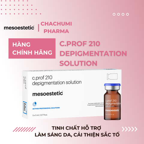 Mesoestetic C.Prof 210 Depigmentation Solution - Tinh Chất Hỗ Trợ Làm Sáng Da, Cải Thiện Sắc Tố 5x5ml