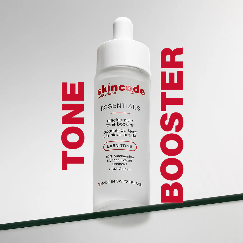 Skincode Niacinamide Tone Booster - Tinh chất Niacinamide 10% - trắng sáng, nâng tone rạng rỡ và làm đều màu da 30ml