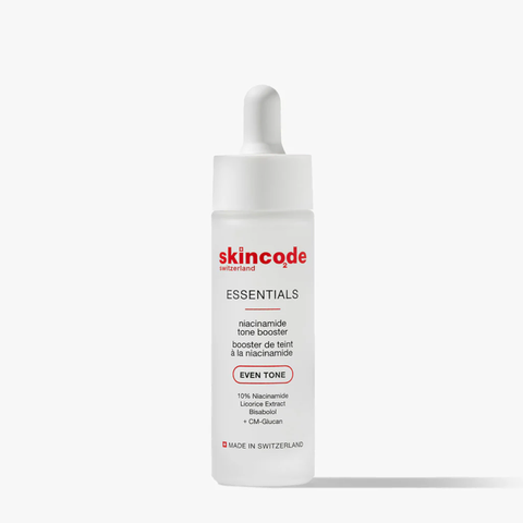Skincode Niacinamide Tone Booster - Tinh chất Niacinamide 10% - trắng sáng, nâng tone rạng rỡ và làm đều màu da 30ml
