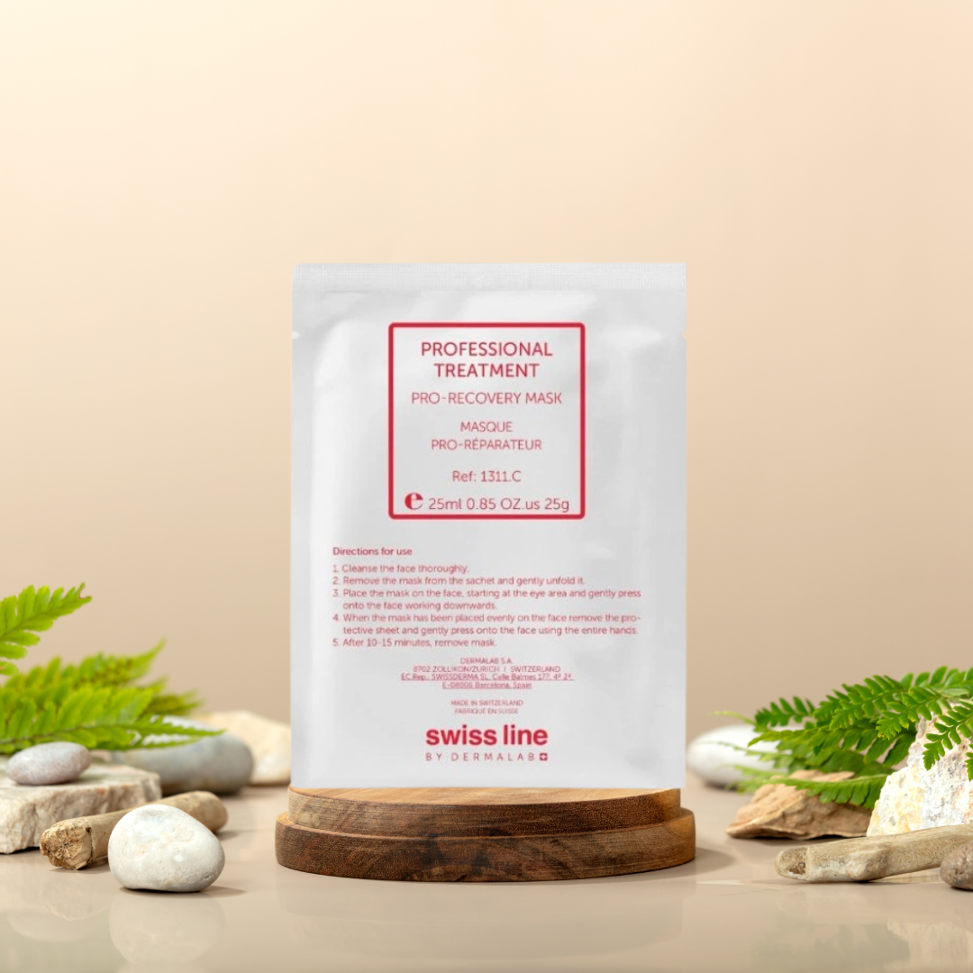 Swissline Professional Treatment Pro-Recovery Mask -  Mặt Nạ Phục Hồi, Cấp Ẩm Chuyên Sâu, Kháng Viêm, Giảm Đỏ, Tái Thiết Lập Hàng Rào Bảo Vệ Da
