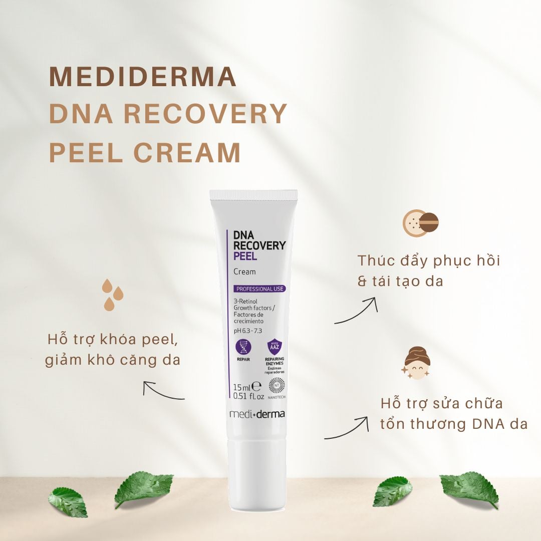 Mediderma DNA Recovery Peel Cream Khoá Peel Tái Tạo, Sửa Chữa DNA Và Phục Hồi Da Chuyên Sâu