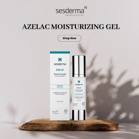 Sesderma Azelac Moisturizing Gel 50ml – Gel Dưỡng Ẩm & Làm Dịu Da Đỏ, Da Dễ Kích Ứng