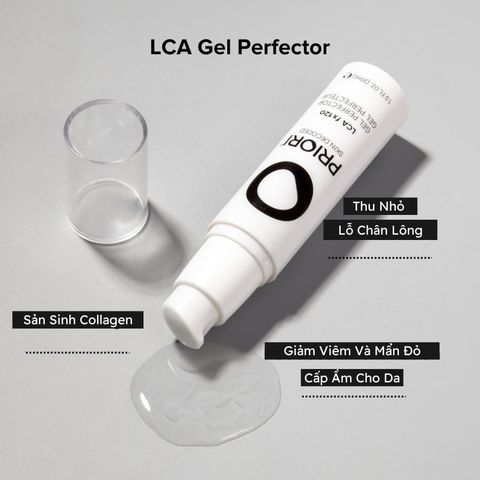 Priori LCA Gel Perfector - Gel ngăn ngừa mụn, kiểm soát dầu nhờn và thu nhỏ lỗ chân lông 30ml