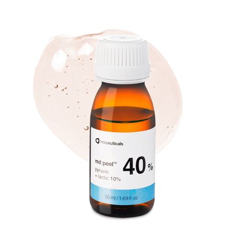 Md:ceuticals MD:Peel Pyruvic 40% + Lactic 10%- Thay Da Sinh Học Mụn Mức Độ 3,4 Chống Lão Hóa Với Axit Pyruvic 40% + Latic 10%
