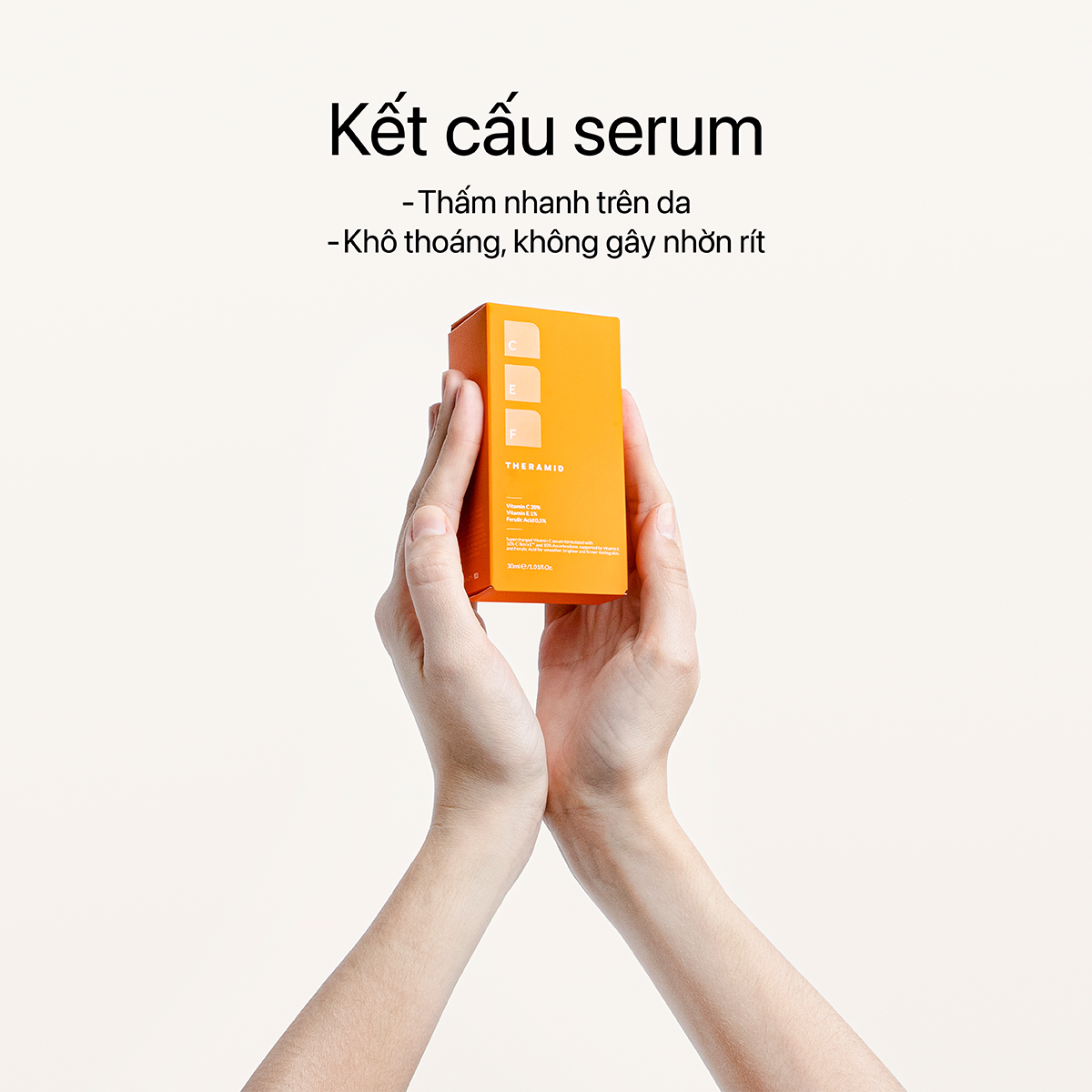 Theramid Tetramid C.E.F - Tinh Chất Chống Oxy Hóa & Làm Sáng Da Thế Hệ Mới 30ml