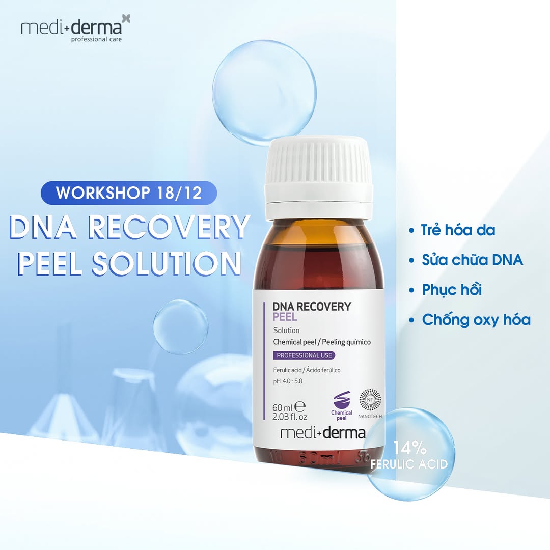 Mediderma DNA Recovery Peel Solution Dung Dịch Peel Trẻ Hoá, Sửa Chữa DNA Và Phục Hồi Da