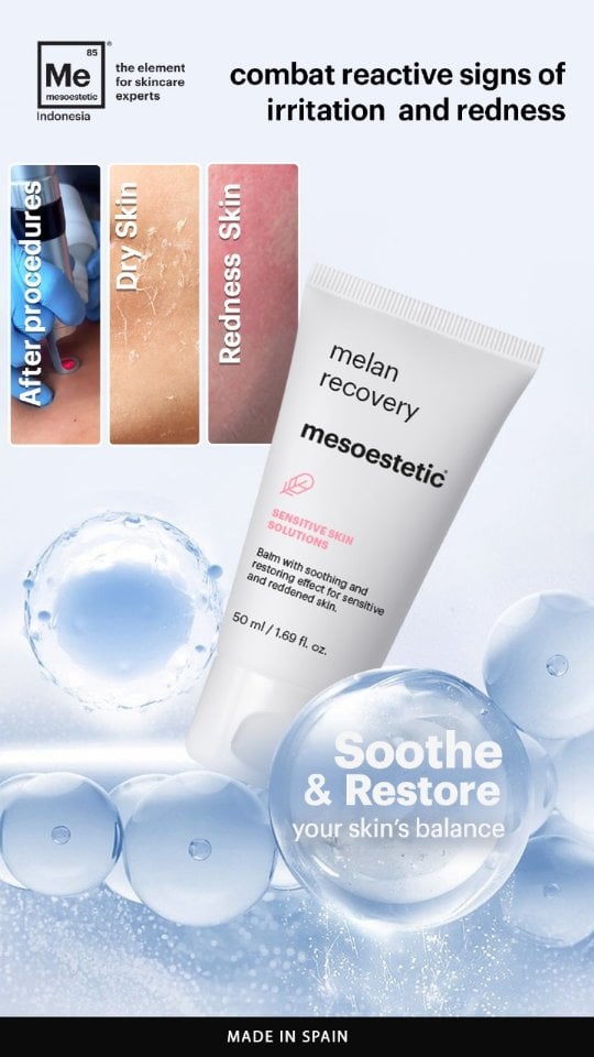Mesoestetic Melan Recovery - Kem Dưỡng Làm Dịu Da Nhạy Cảm Và Hỗ Trợ Phục Hồi Da 50ml