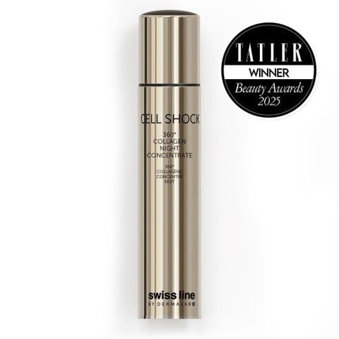 Swissline Cell Shock 360° Collagen Night Concentrate  Tinh Chất "Collagen Tươi 360 độ" Cô Đặc Ban Đêm 30ml