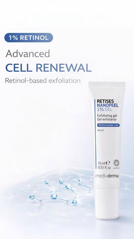 Mediderma Retises Nanopeel 1% Gel Khoá Peel Giảm Mụn, Kích Thích Tăng Sinh Collagen Và Elastin