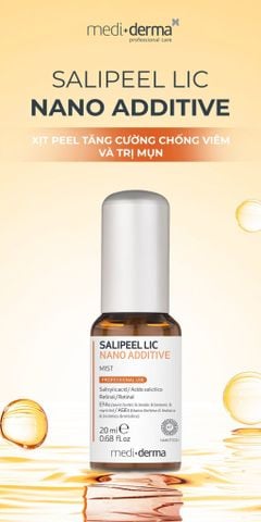Mediderma Salipeel LIC Nano Additive Xịt Peel Tăng Cường Giảm Viêm Và Giảm Mụn