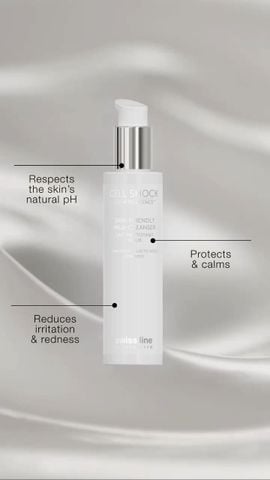 Swissline Cell Shock Age Intelligence Skin-Friendly Milk-Cleanser - Sữa Rữa Mặt Cấp Ẩm Không Bọt, Ổn Định PH, Êm Dịu Cho Da Nhạy Cảm, Mẩn Đỏ, Thiếu Nước  150ml