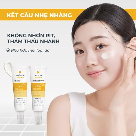 Sesderma Repaskin SPF 50+  Bleaching - Sensitive Skin - Invisible Light Texture - Dry Touch - Kem Chống Nắng 50ml