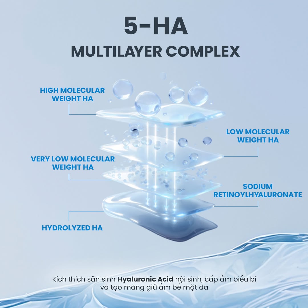 Sesderma Hidraderm Hyal 5 Liposomal Serum 30ml – Serum Phức Hợp 5 Loại HA Dưỡng Ẩm Đa Tầng