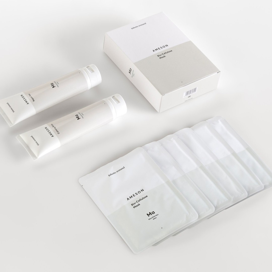Juliette Armand Ameson Bio-Cellulose Mask Box Mặt Nạ Lụa Sinh Học Dưỡng Ẩm Cho Làn Da Mịn Màng