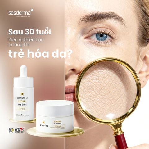 Sesderma Exoses The Cream 50ml - Kem Dưỡng Chiết Tế Bào Gốc Exosome Sửa Chữa, Tân Tạo Tế Bào Và Trẻ Hoá Đa Chiều 50ml