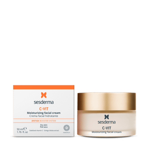 Sesderma C-VIT Moisturizing Facial Cream – Kem Dưỡng Ẩm & Làm Sáng Da Hỗ Trợ Mờ Thâm 50ml