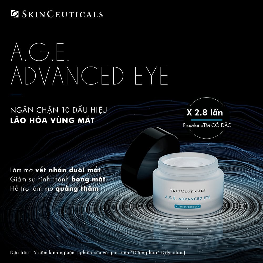 SkinCeuticals A.G.E. Advanced Eye - Kem Dưỡng Mắt Giảm Nhăn 15ml