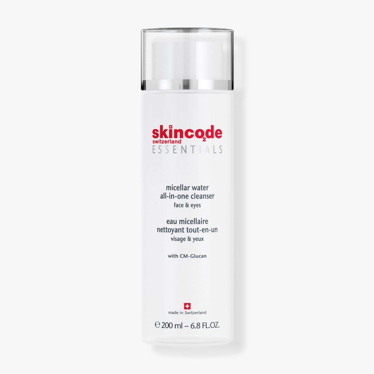 Skincode Duo Pack Micellar Water Fortifying Toning Lotion - Bộ đôi tẩy trang + toner cân bằng, sẽ khít lỗ chân lông 200ml+200ml