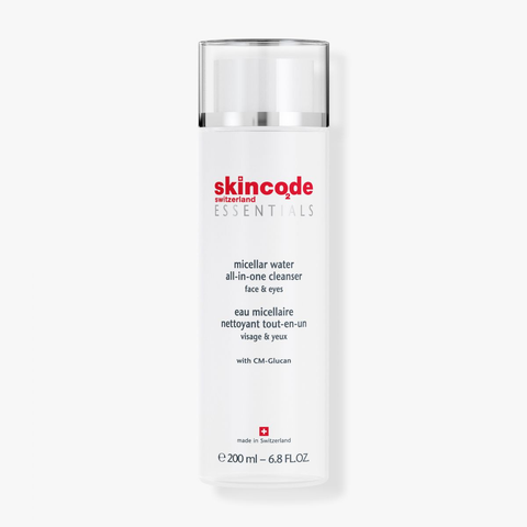 Skincode Duo Pack Micellar Water Fortifying Toning Lotion - Bộ đôi tẩy trang + toner cân bằng, sẽ khít lỗ chân lông 200ml+200ml