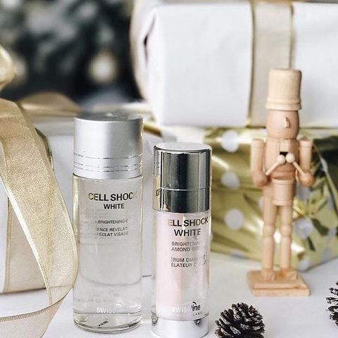 Swissline Cell Shock White Facial Brightening - Essence  Tinh Chất Hỗ Trợ Dưỡng Trắng Da 150ml